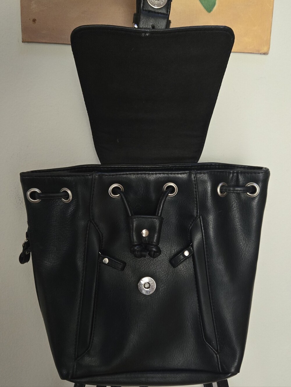 Leather Mini Backpack - Picture 5 of 6